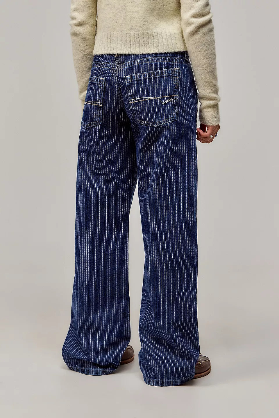 Emma | Pinstripe Jeans