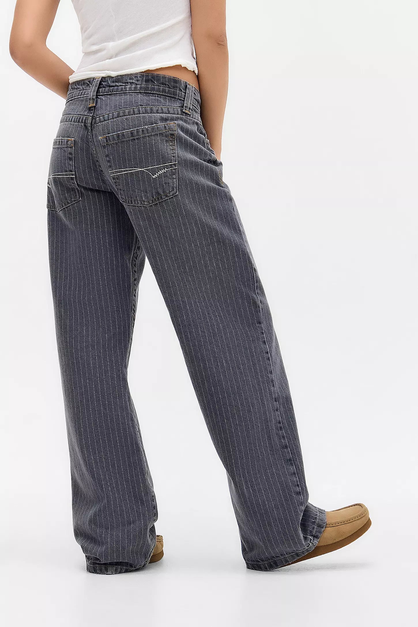 Emma | Pinstripe Jeans