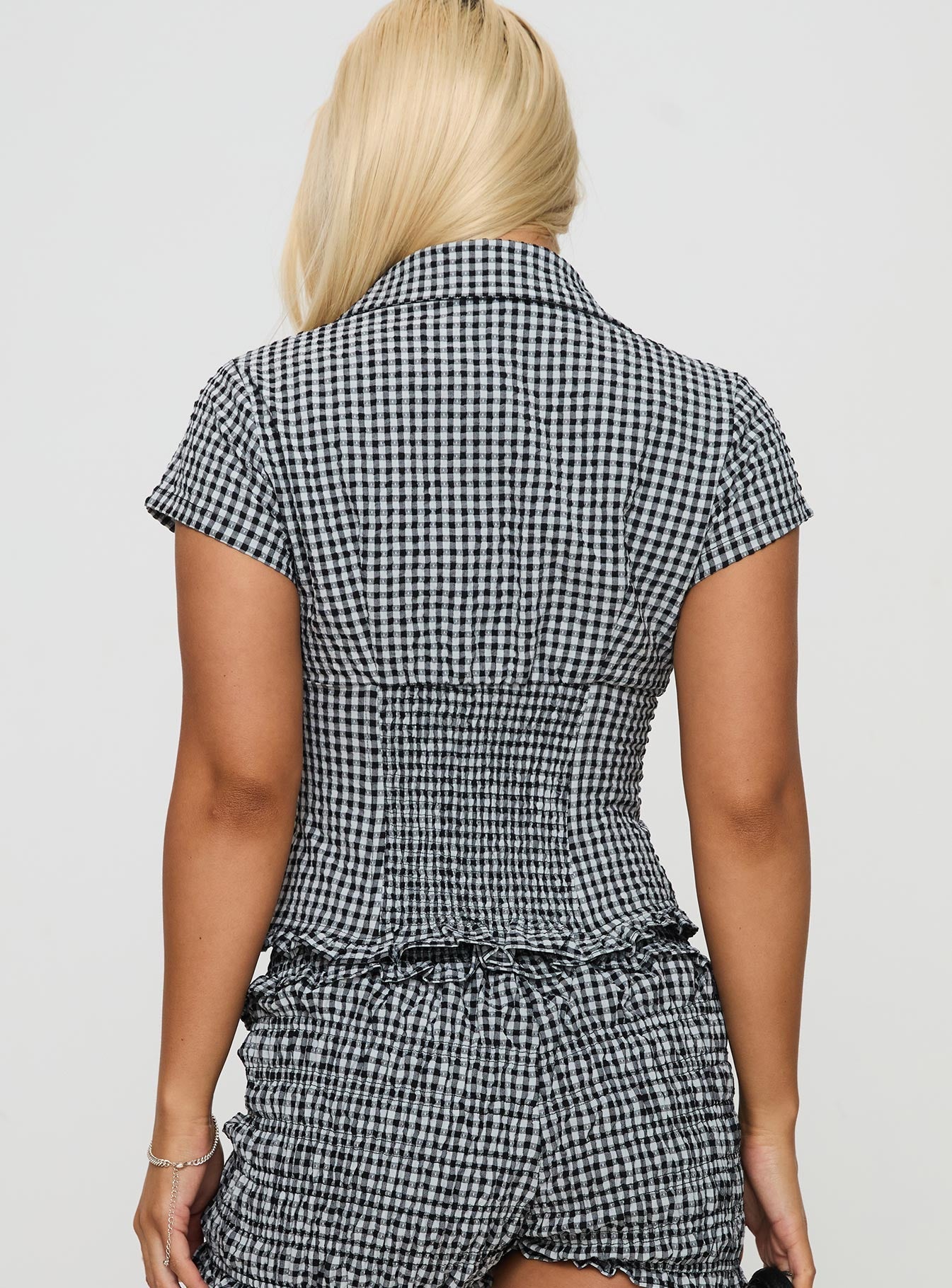 Lisa | Gingham Blouse