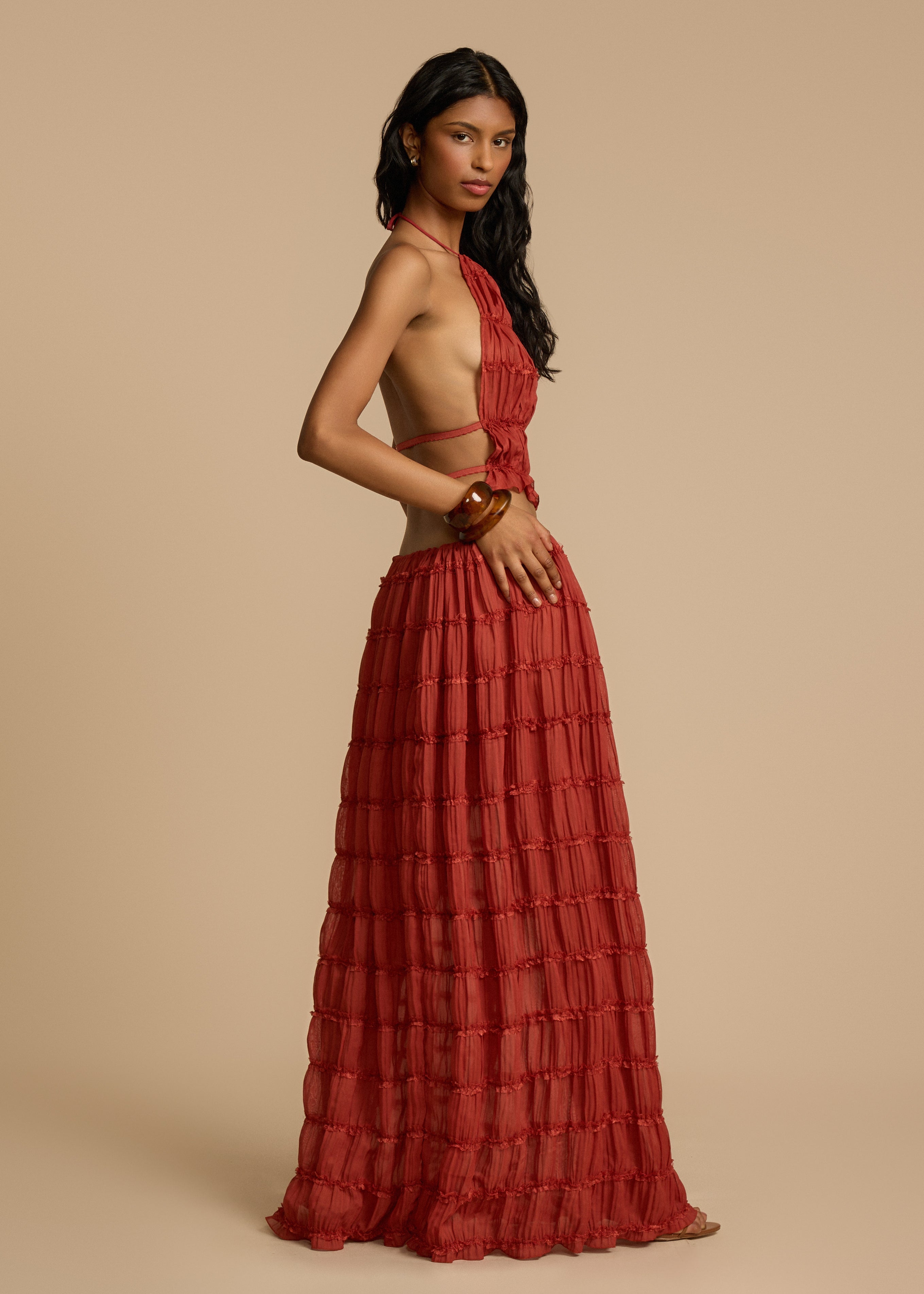 Delina | Ruffle Two-Piece Set