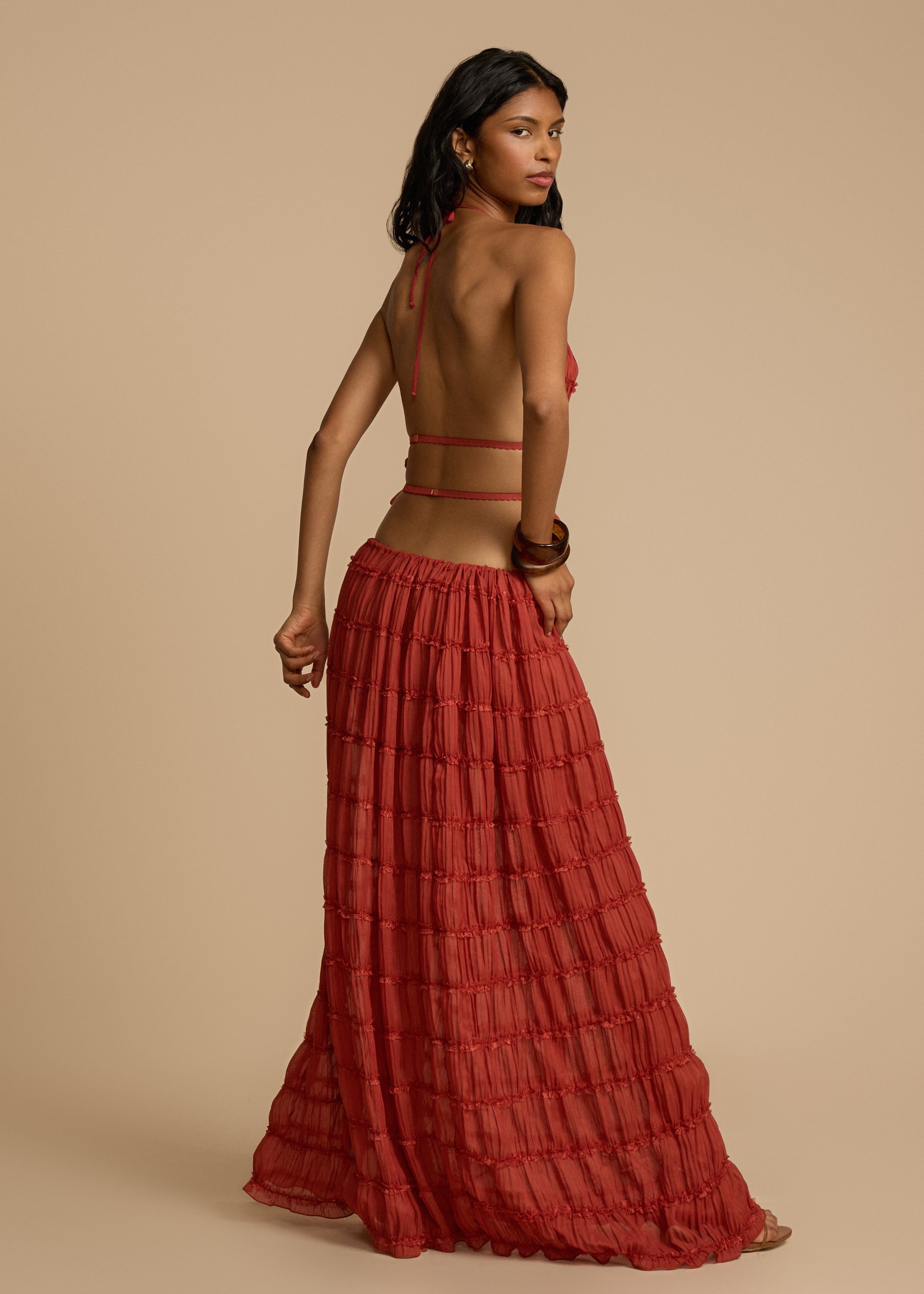 Delina | Ruffle Two-Piece Set