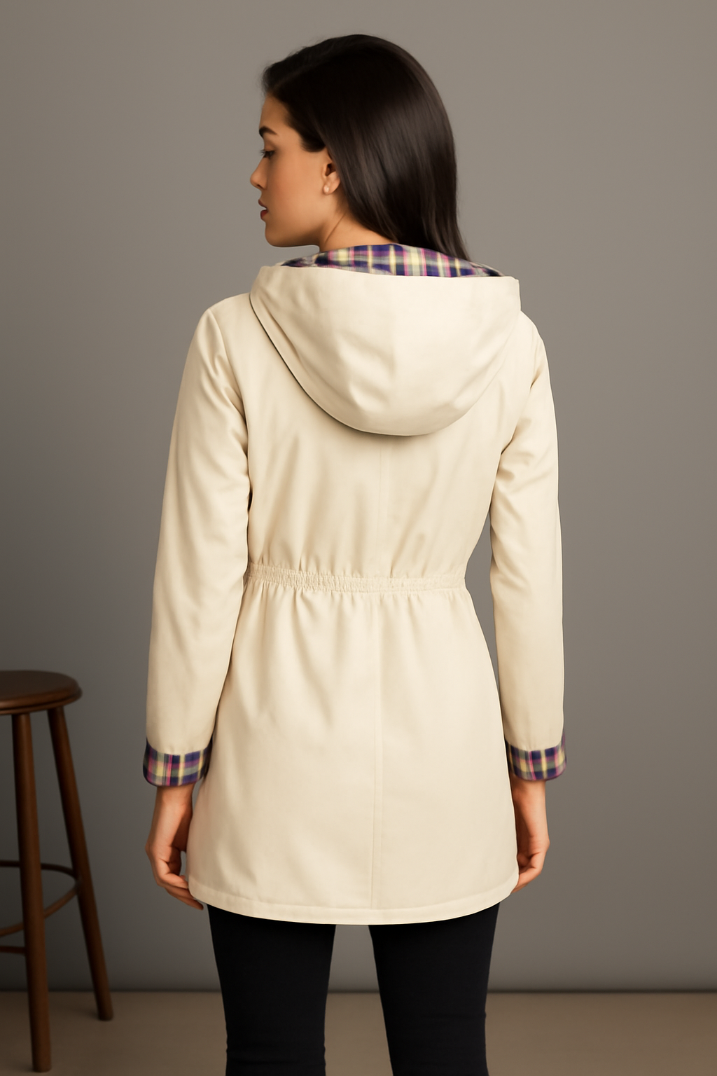 Katie | Hooded Trench Coat