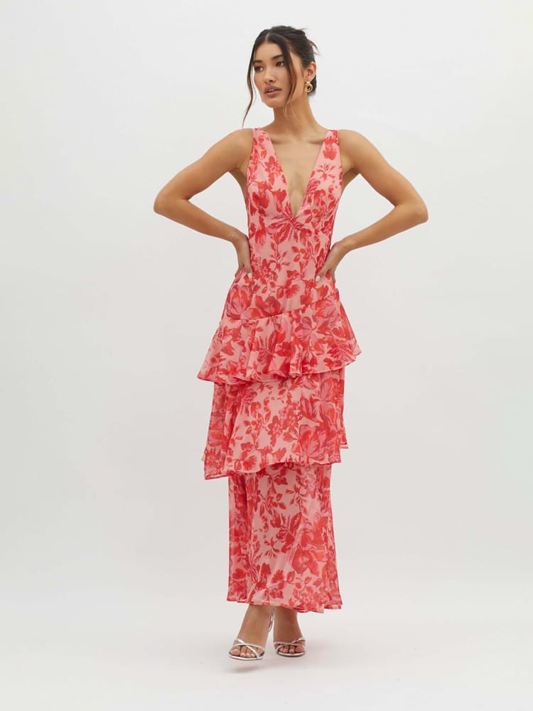 FLORAL MAXI DRESS