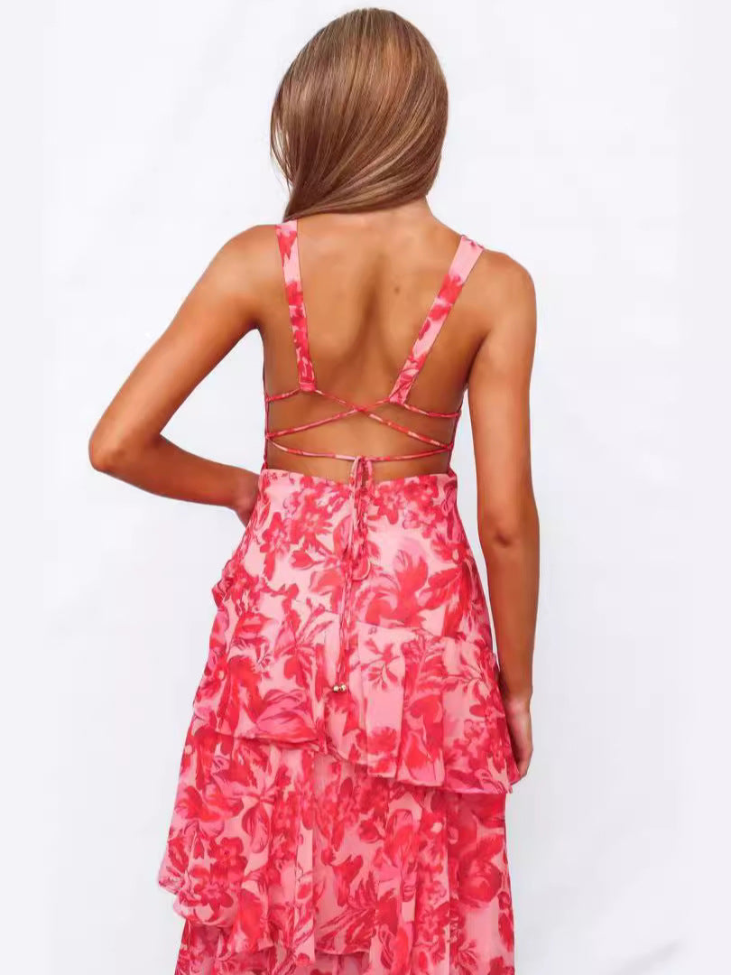FLORAL MAXI DRESS