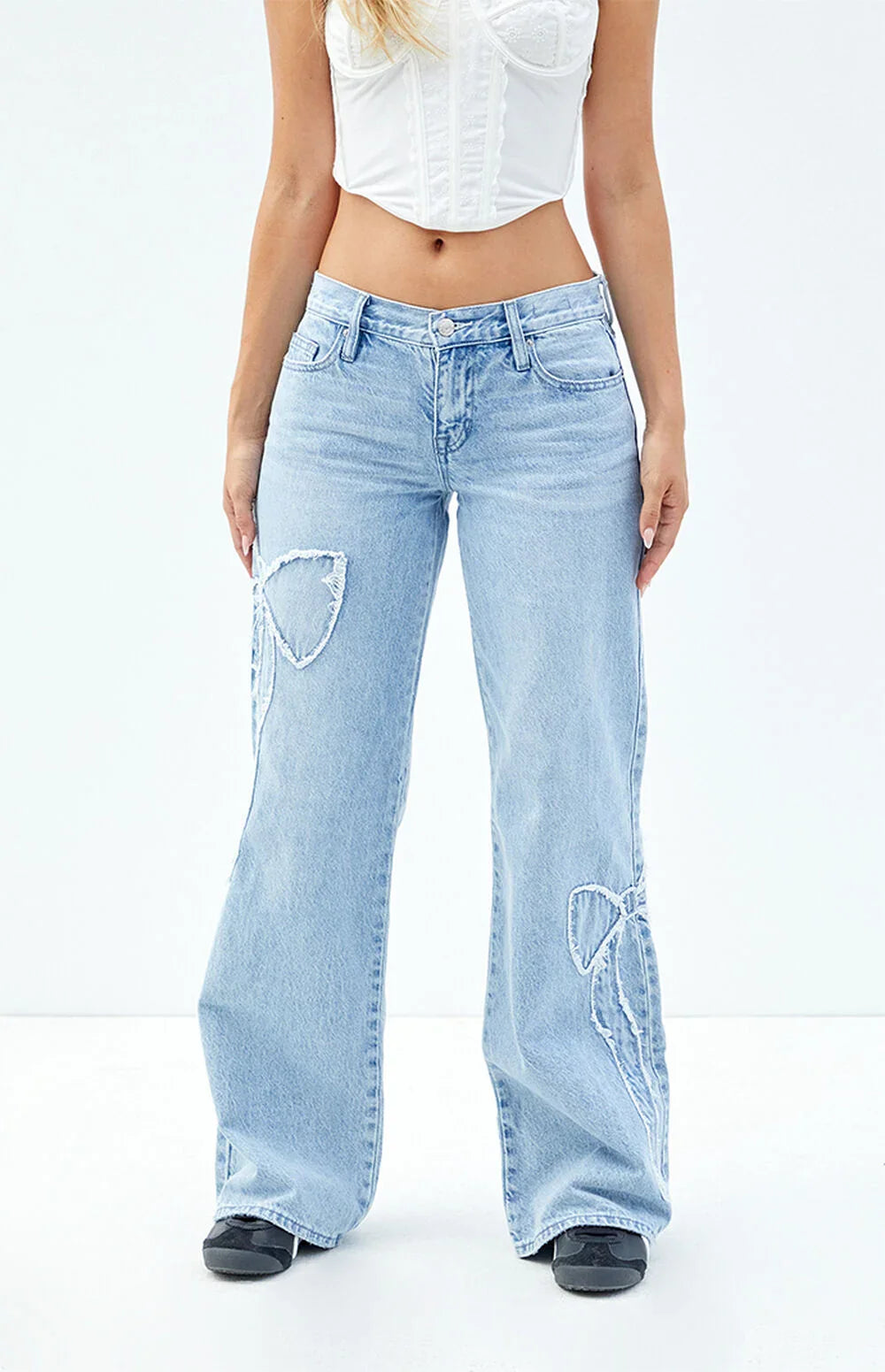 Lily | Bow Tie Jeans