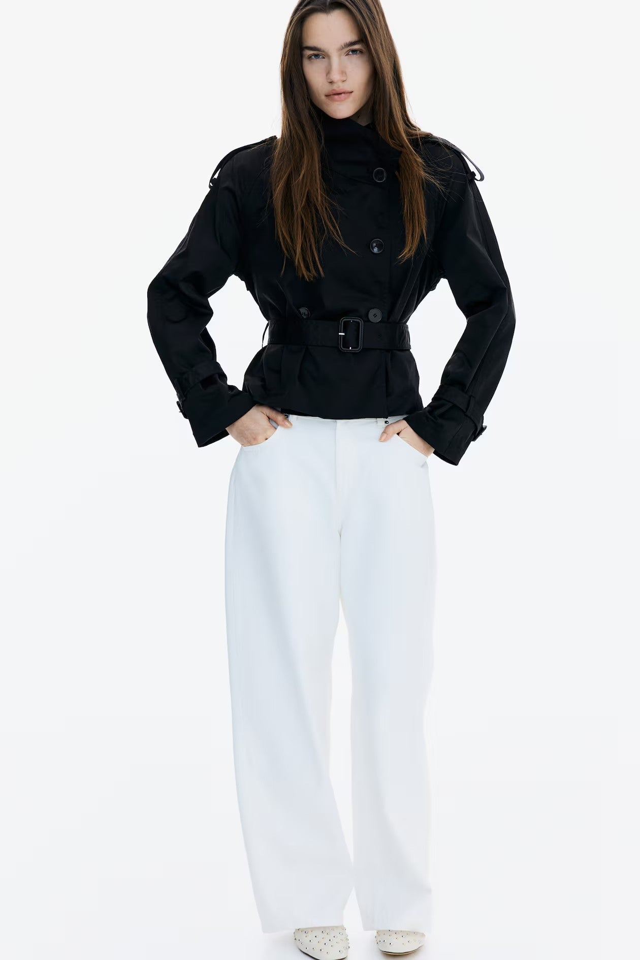 BLACK TRENCH COAT