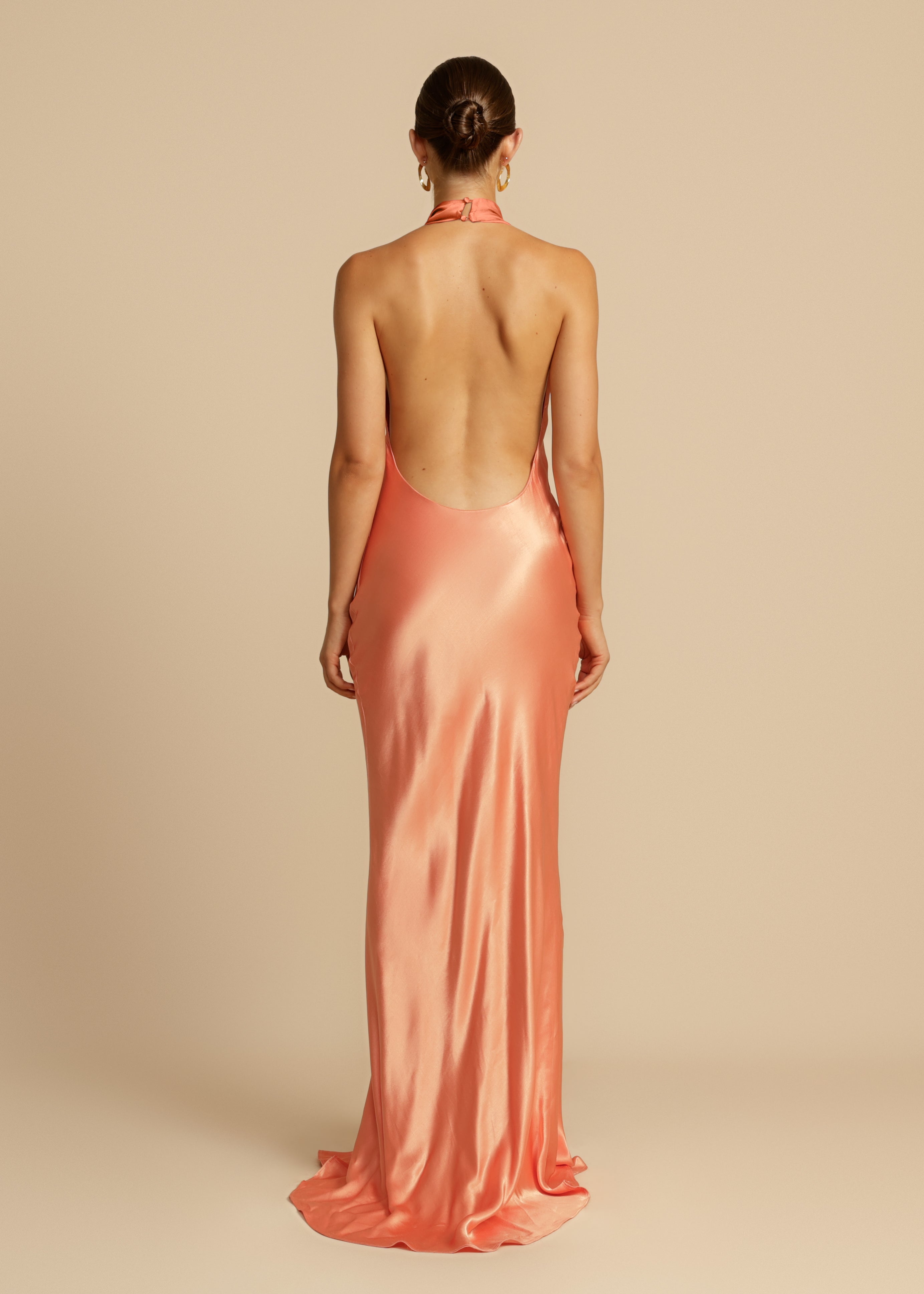ORANGE MAXI DRESS