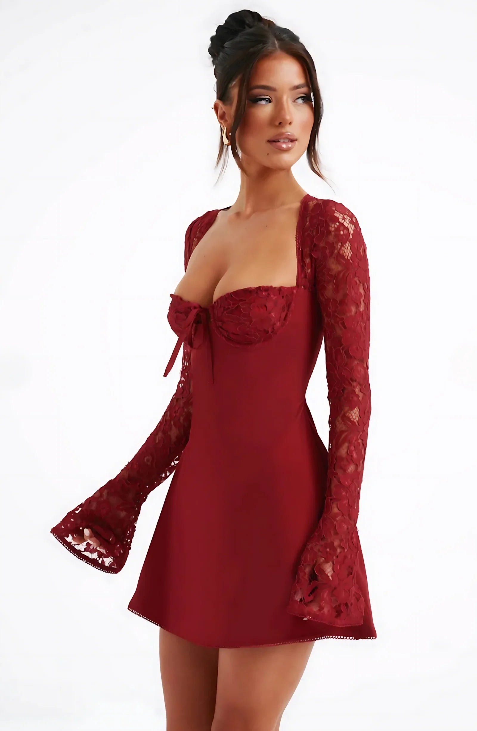 RED MINI DRESS