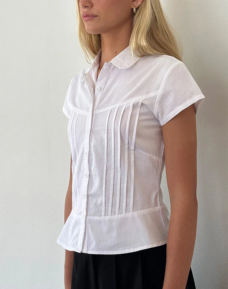 WHITE BLOUSE