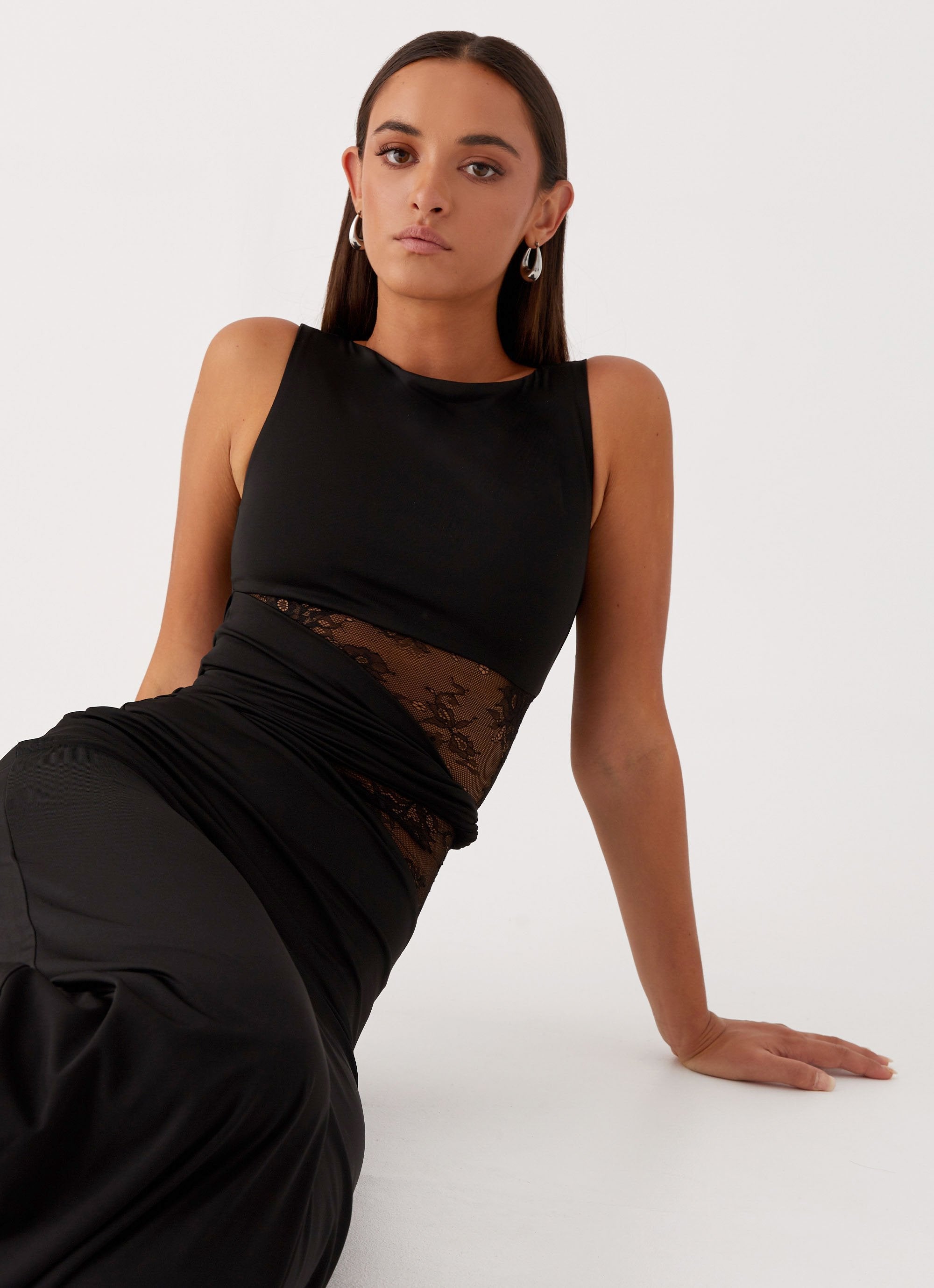 Liliana | Mesh Maxi Dress