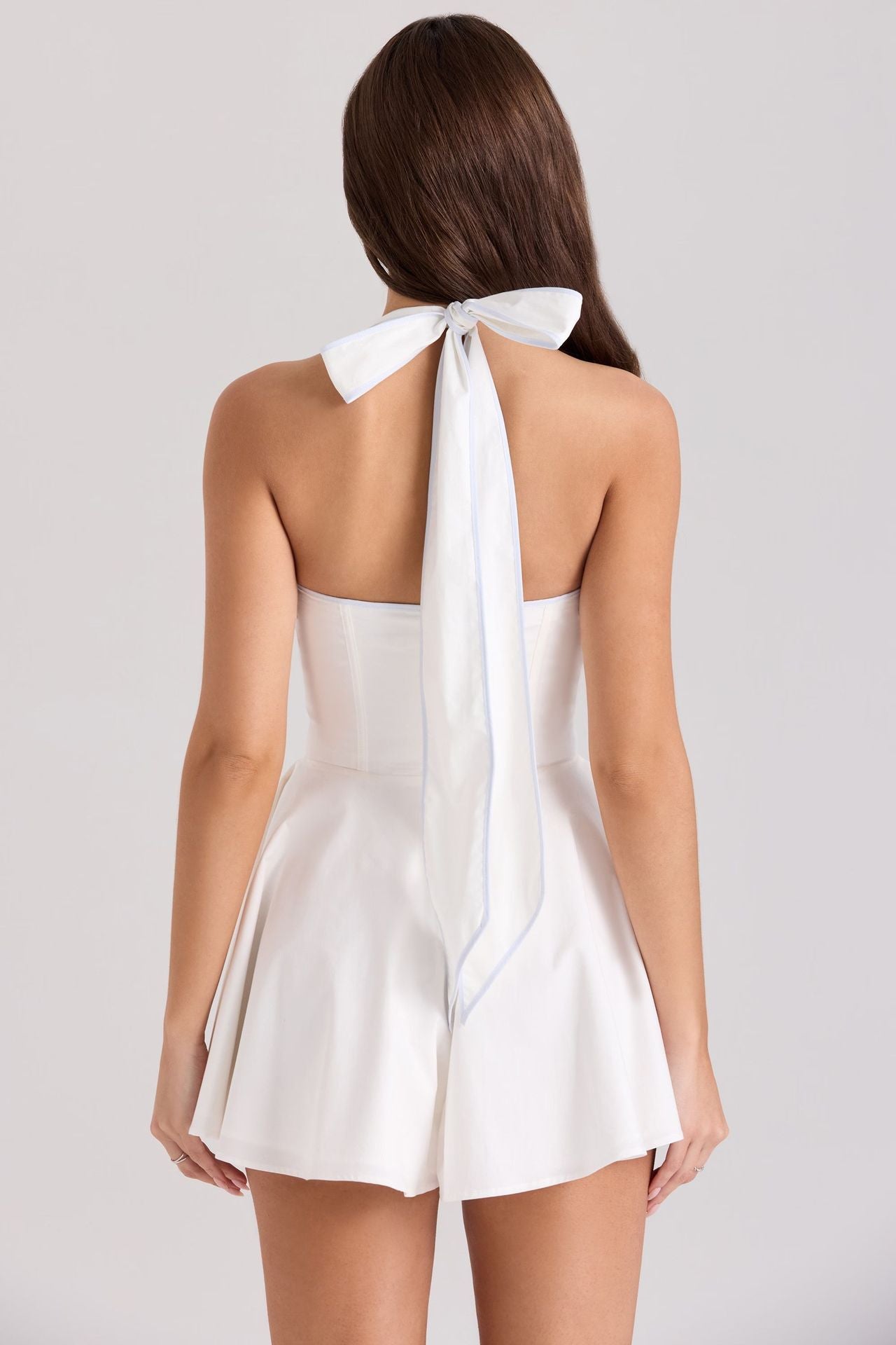 WHITE MINI DRESS