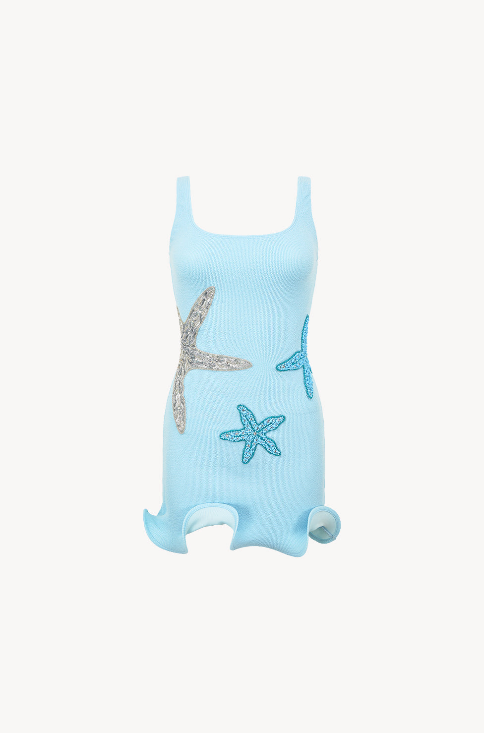 LIGHT BLUE MINI DRESS