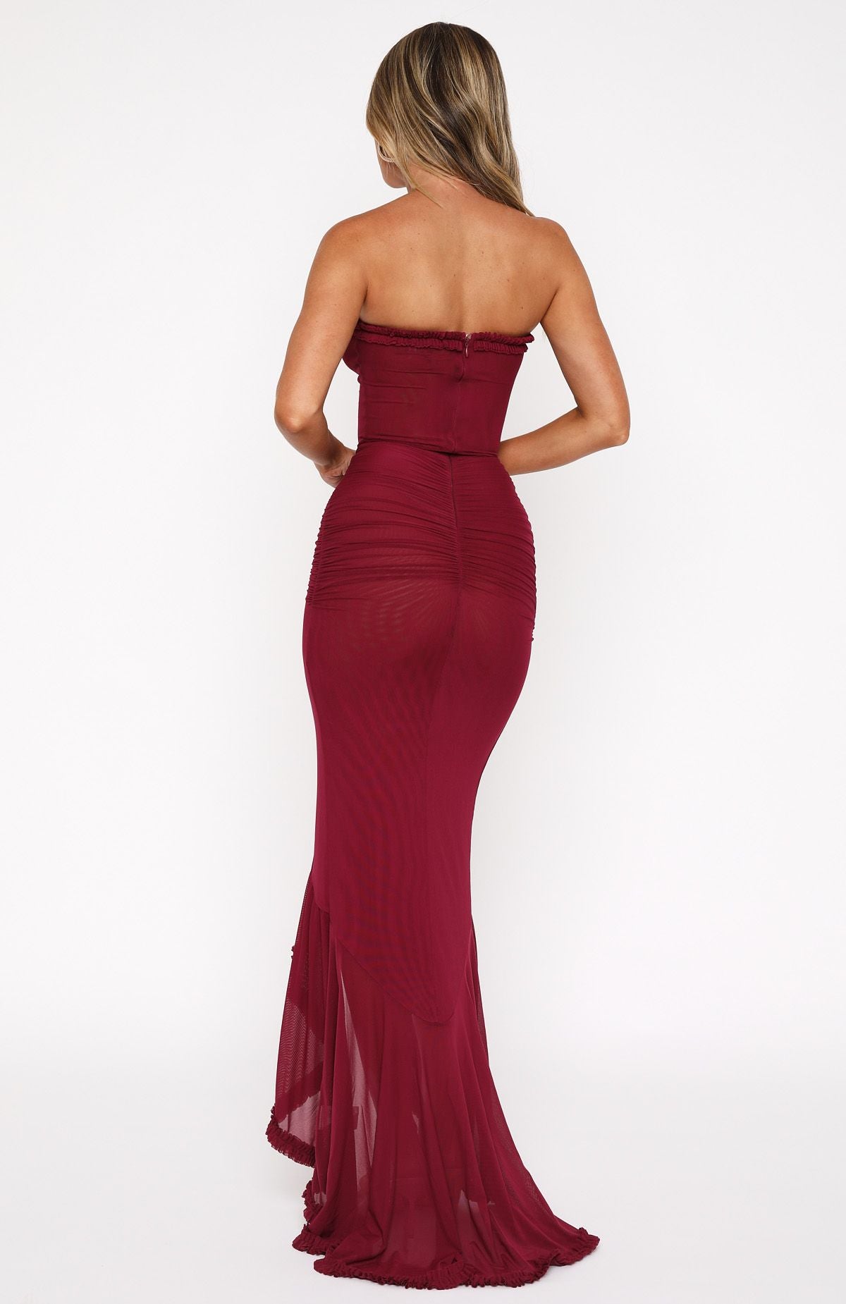 RED MAXI DRESS