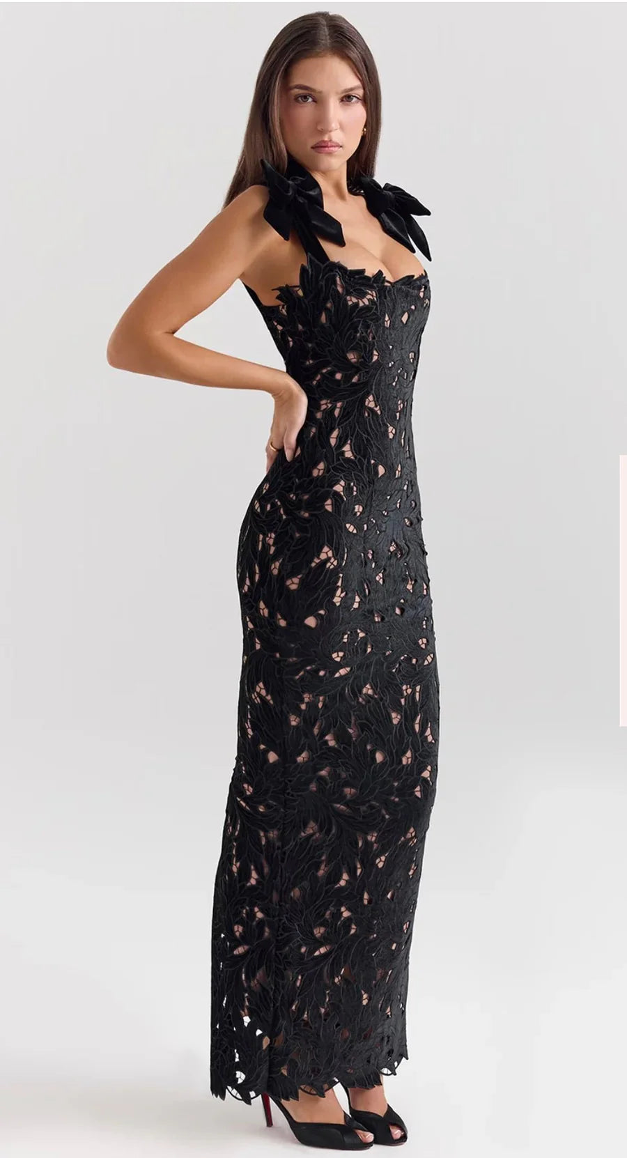 BLACK MAXI DRESS