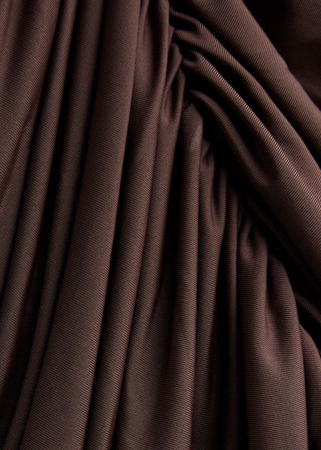BROWN MINI DRESS