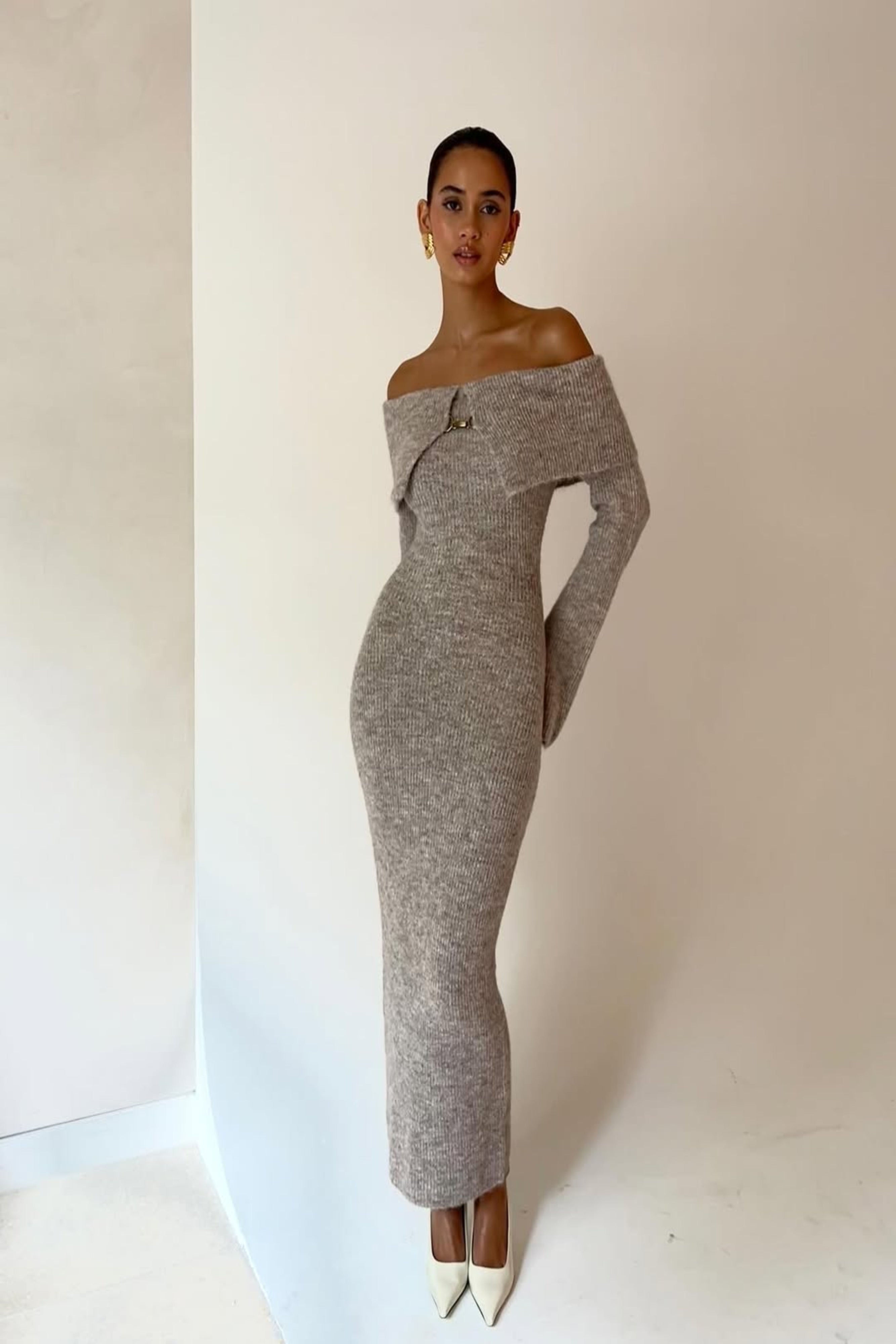 Bella | Knit Midi Dress