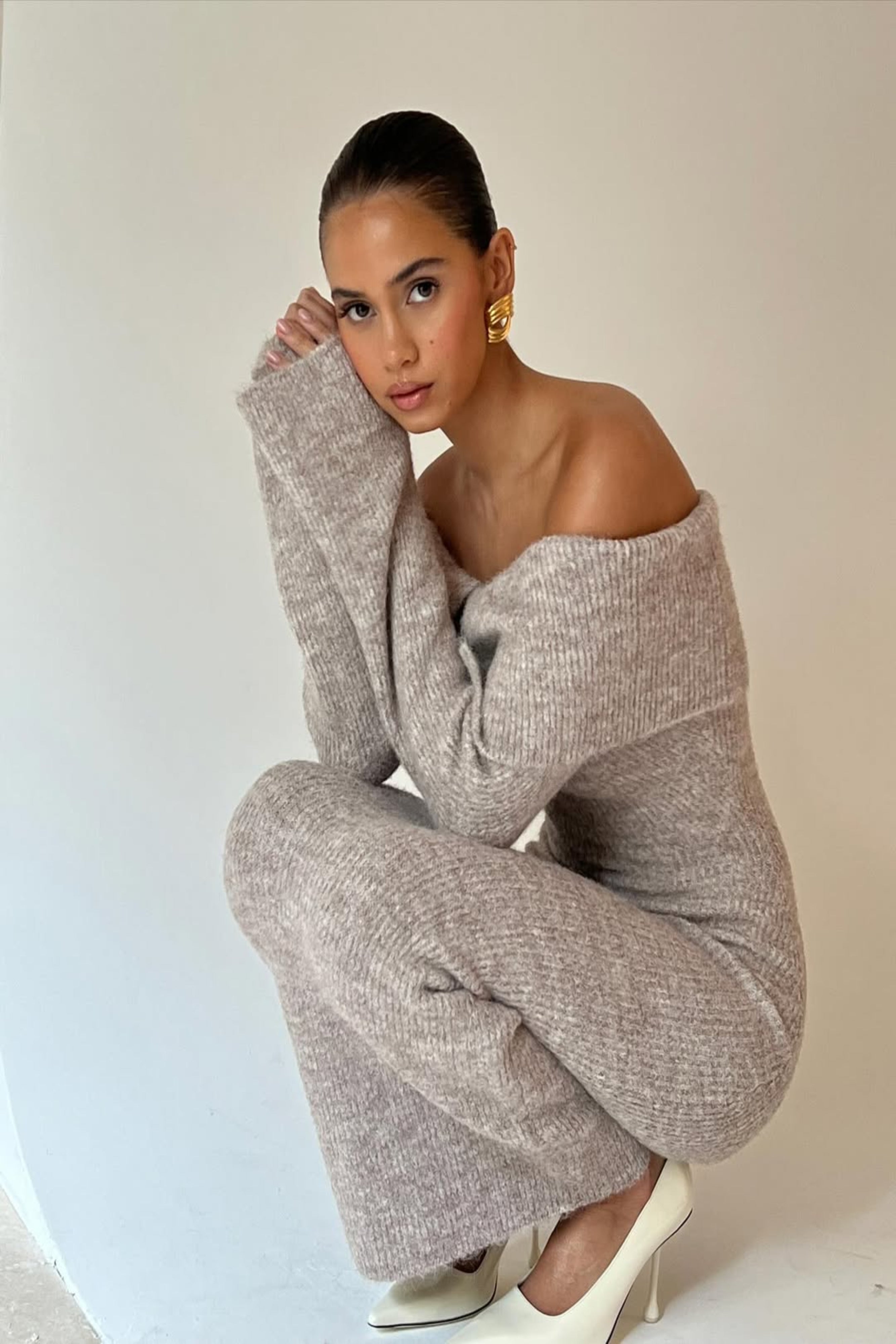 Bella | Knit Midi Dress