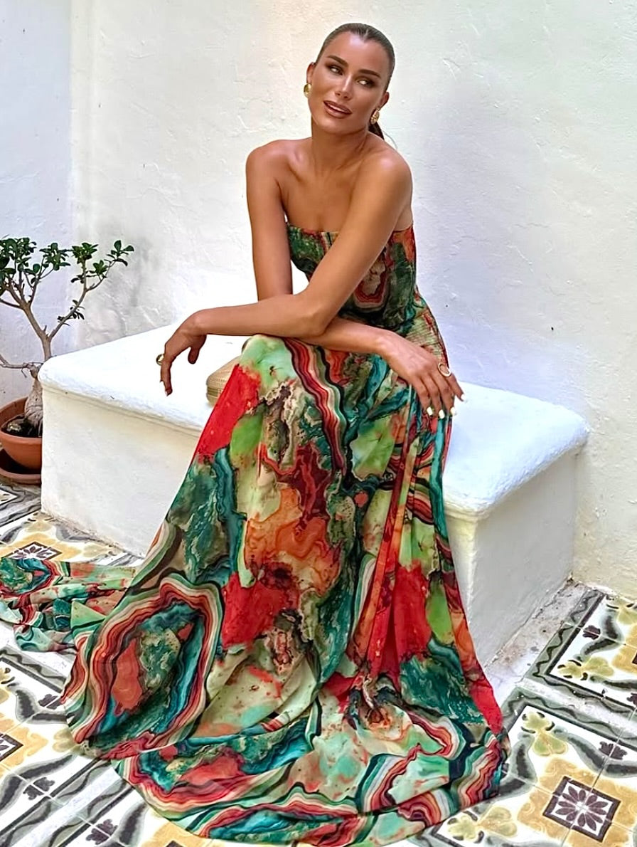 Bonaire | Multicolor Maxi Dress