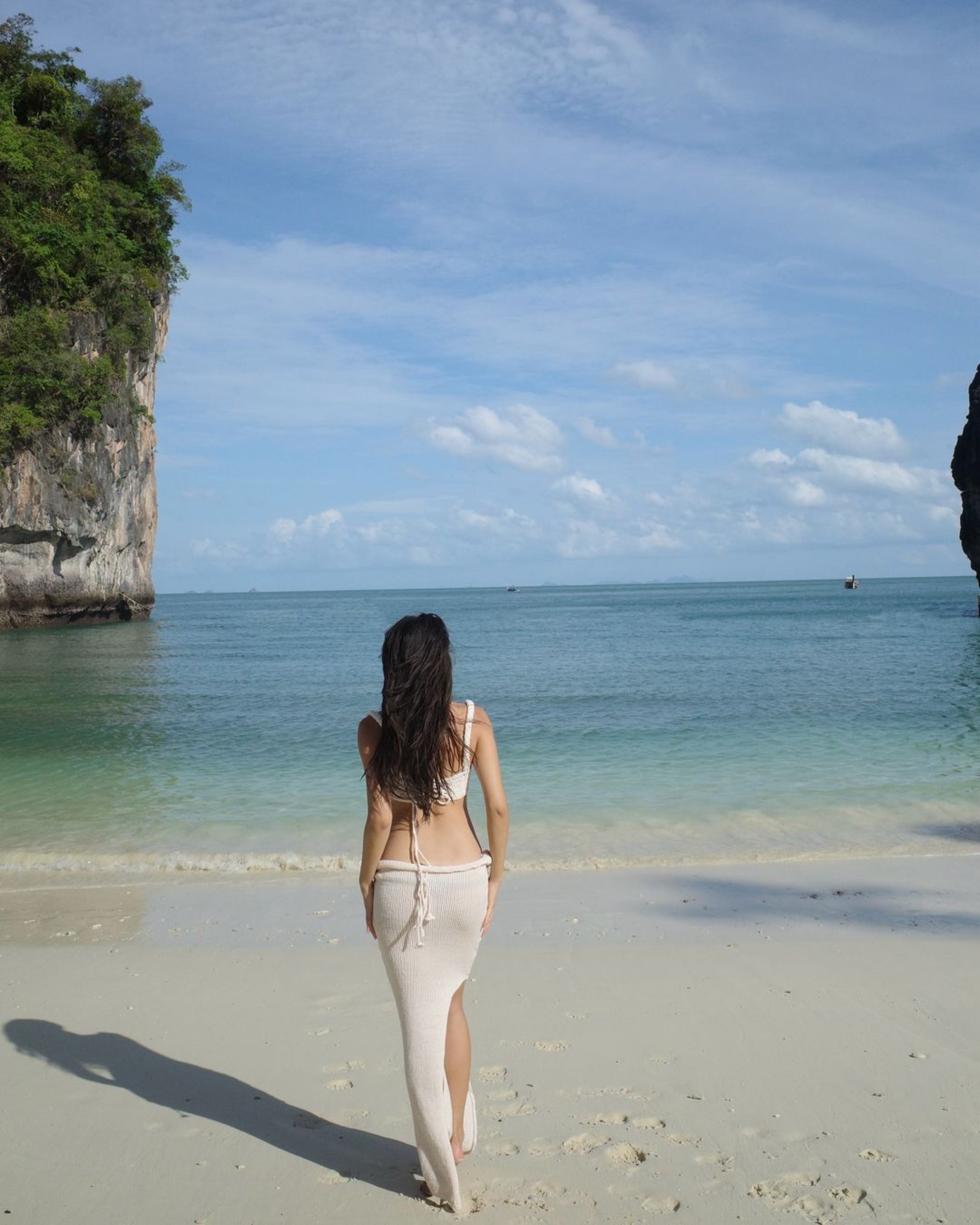 WHITE BEACH OUTFIT SET