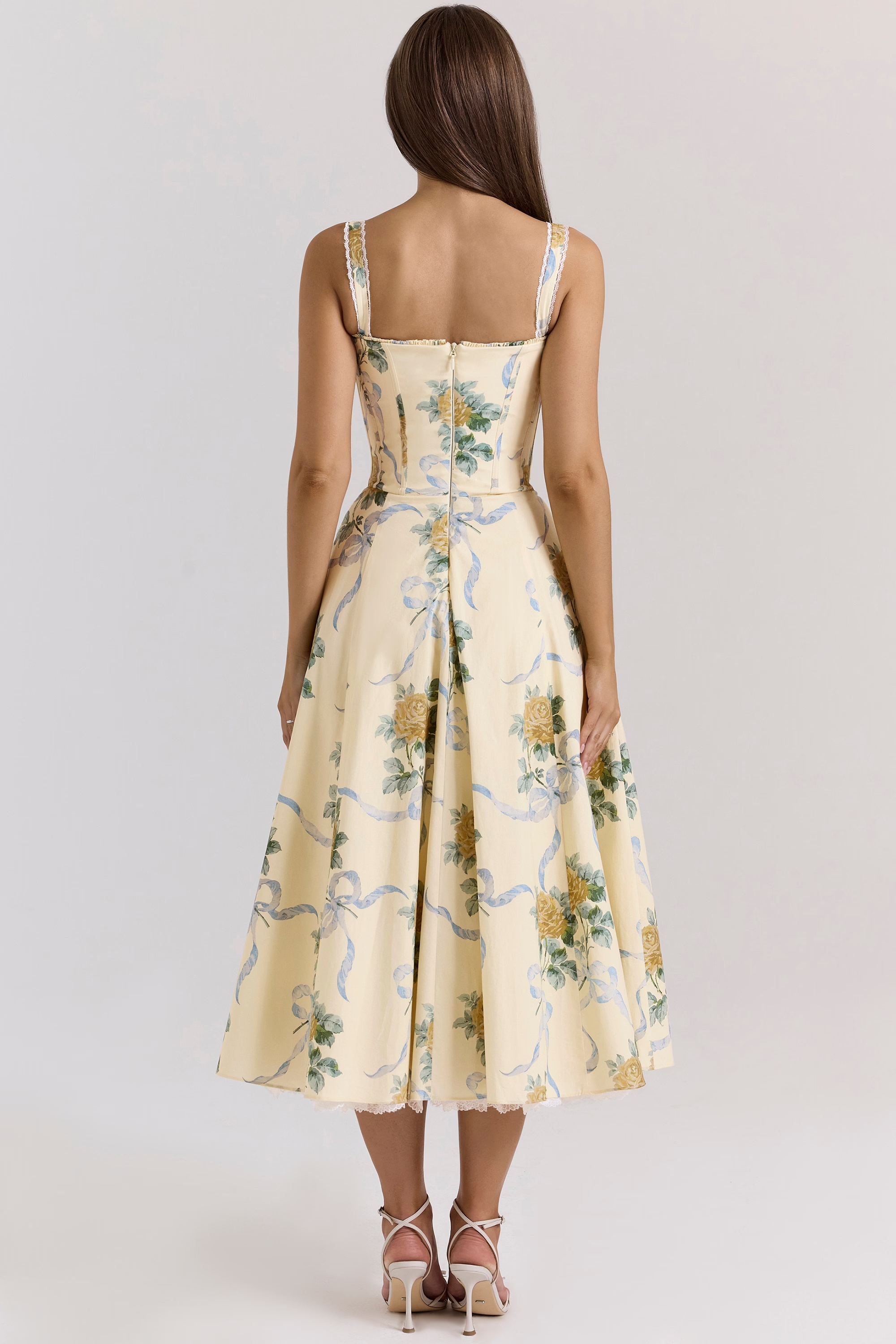 Abella | Floral Midi Dress