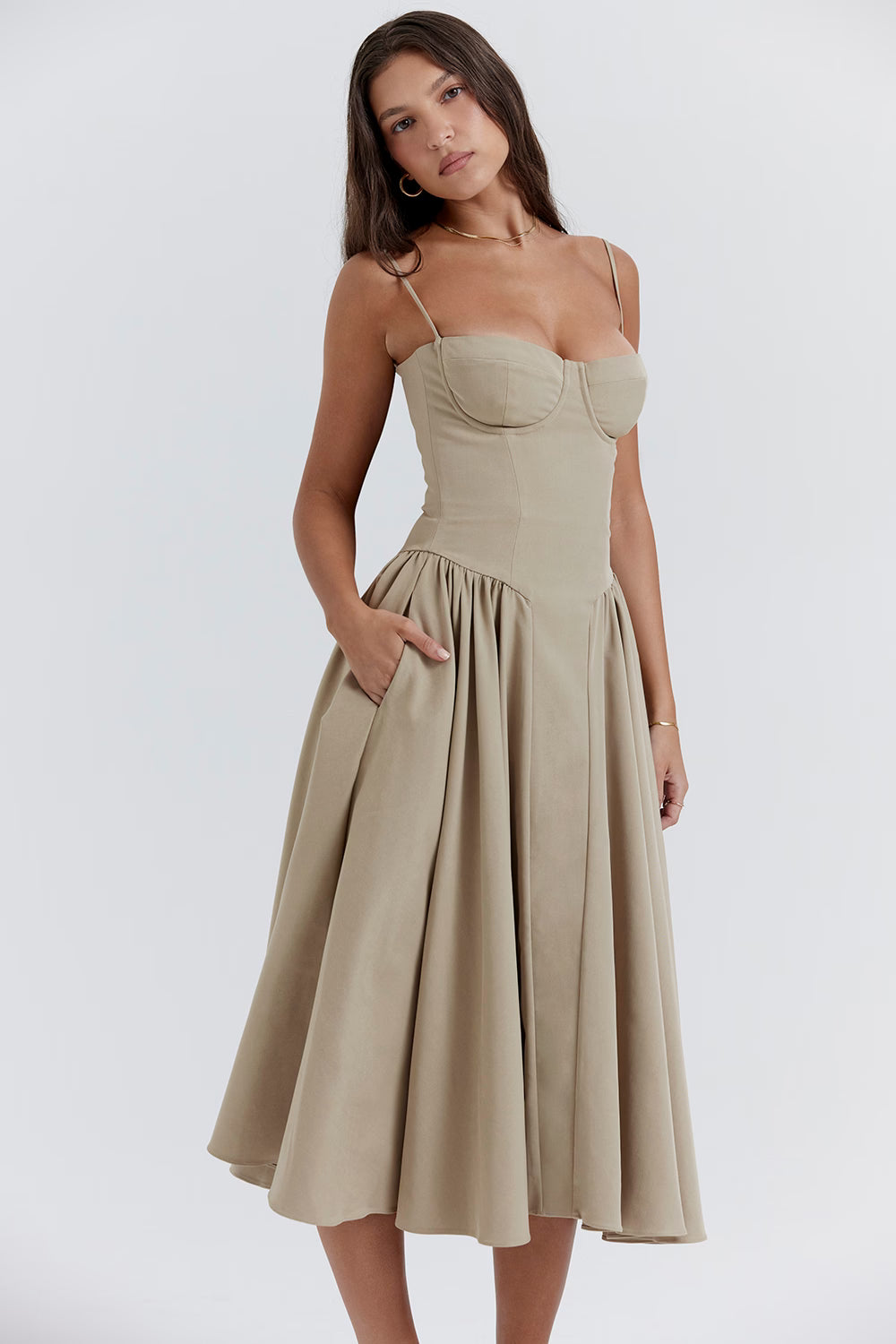 Lory | Elegant Midi Dress