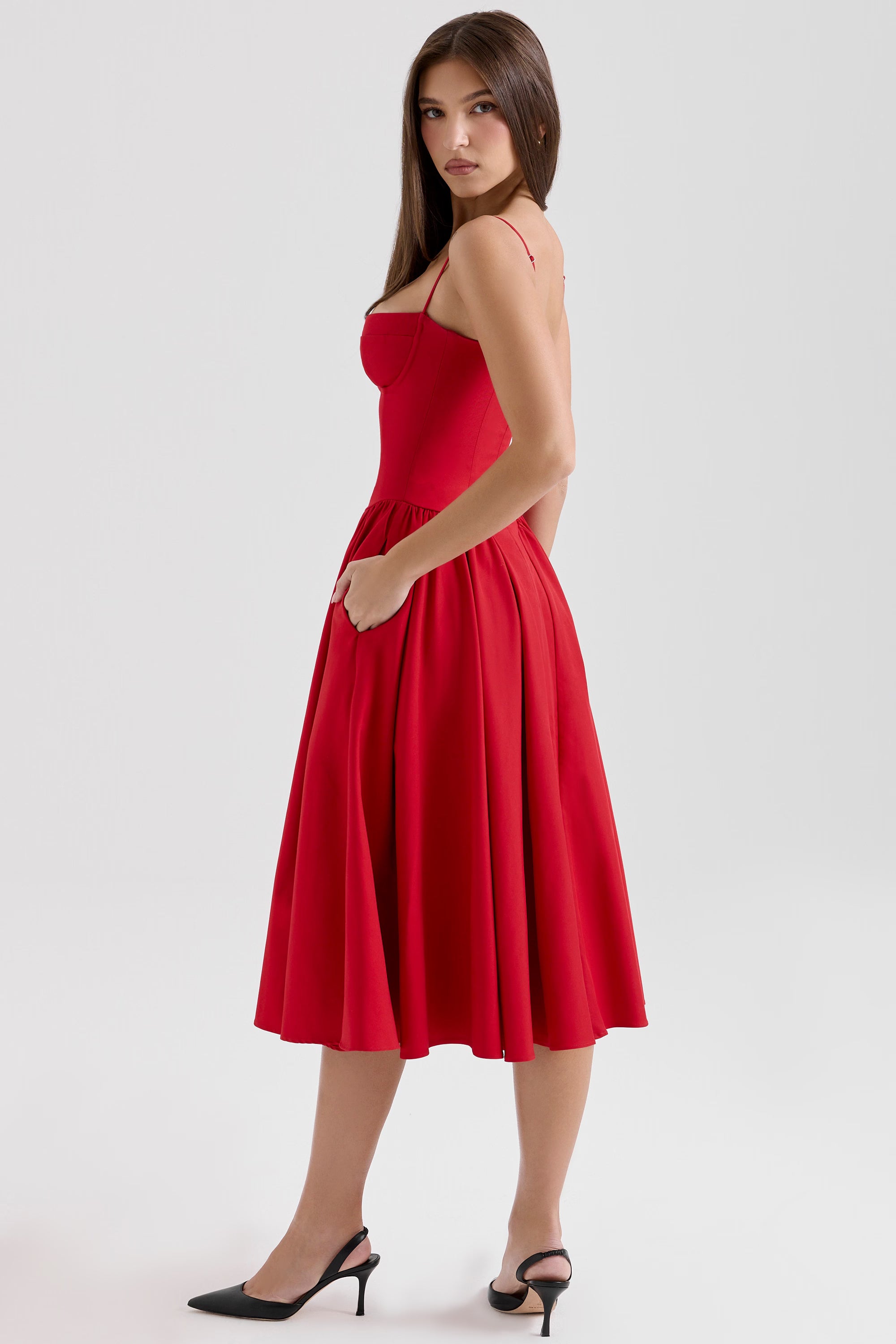 Lory | Elegant Midi Dress