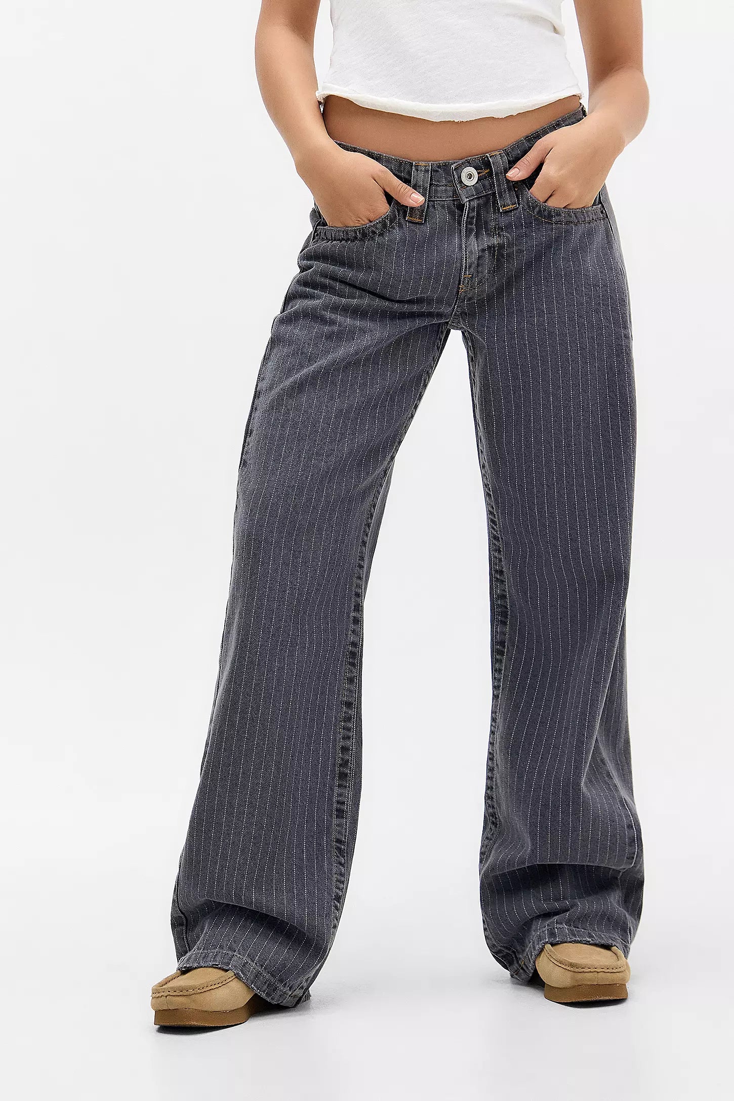 Emma | Pinstripe Jeans