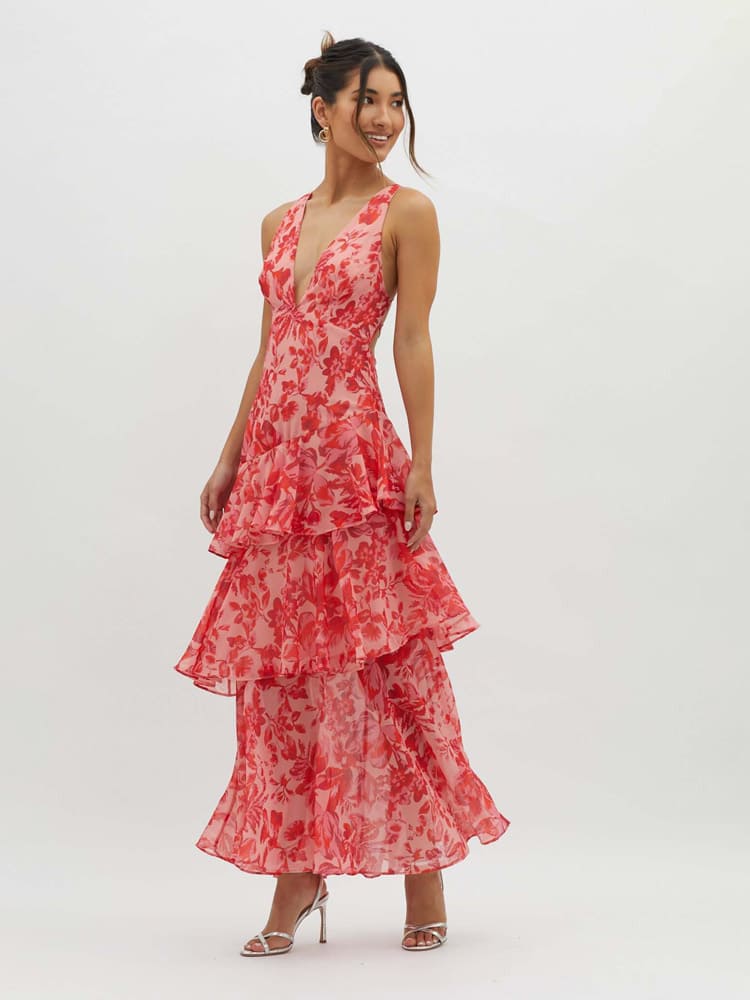 FLORAL MAXI DRESS