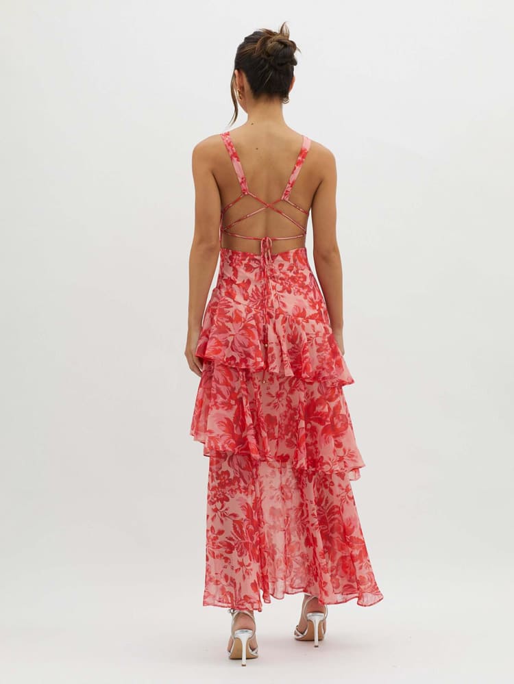 FLORAL MAXI DRESS
