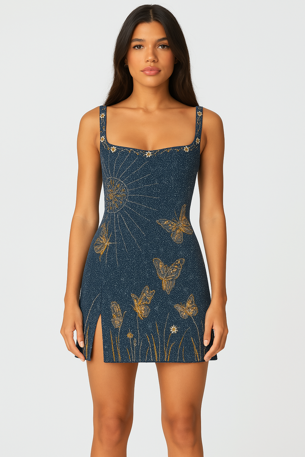 BLUE PARTY DRESS
