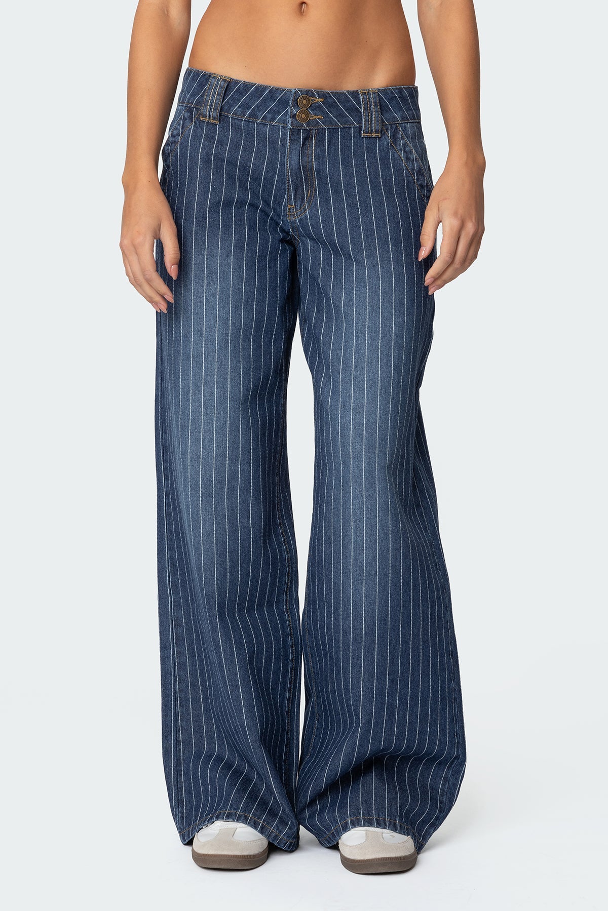 Angel | Striped Low Rise Jeans