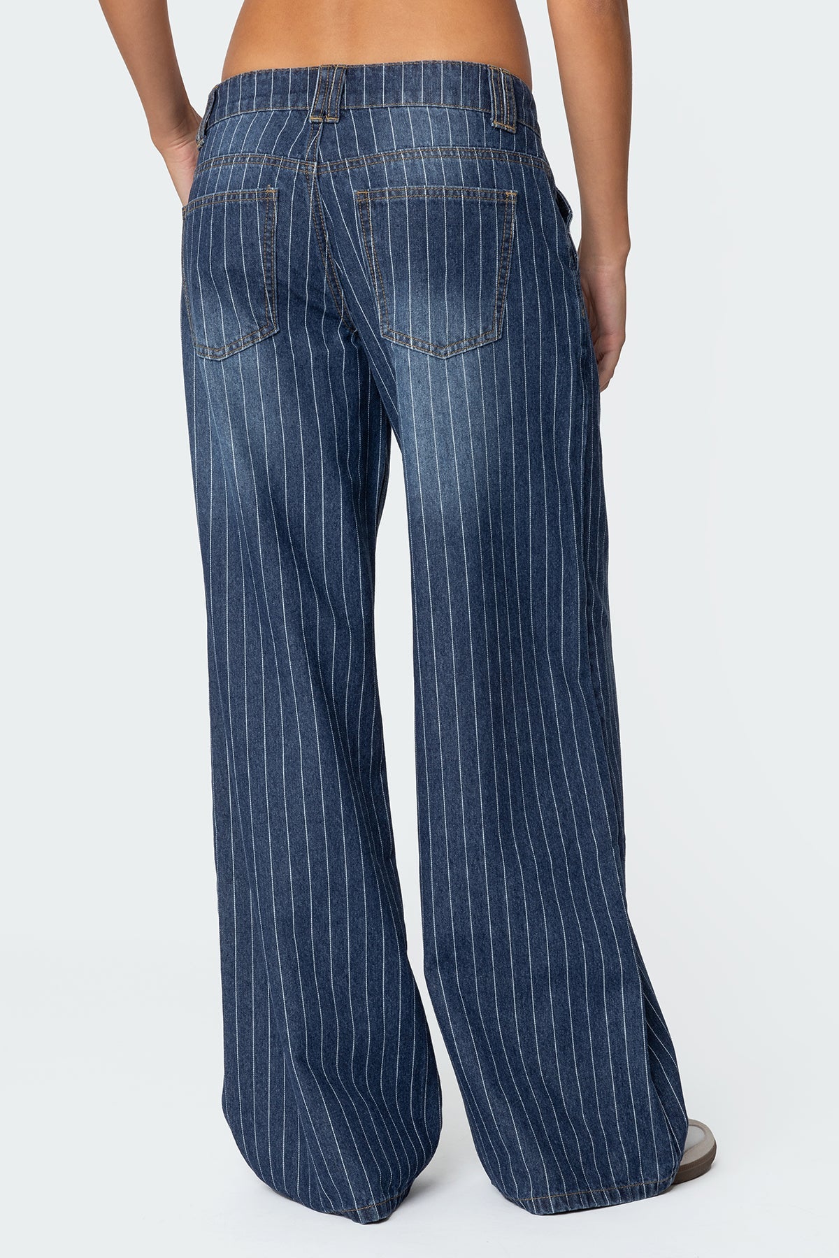 Angel | Striped Low Rise Jeans