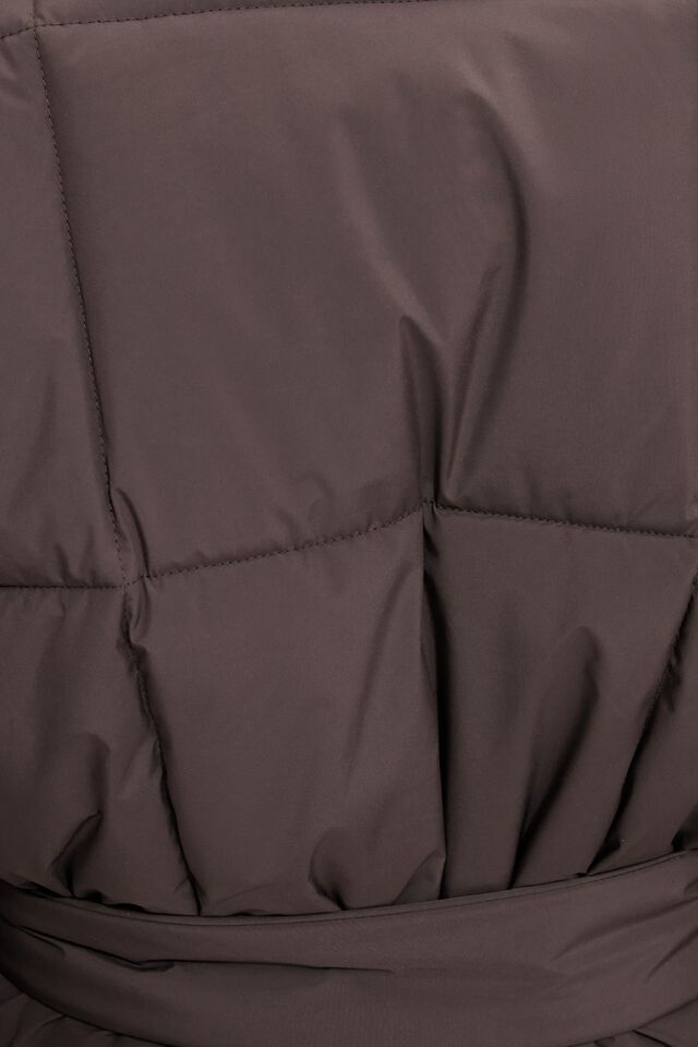 BROWN PUFFER JACKET