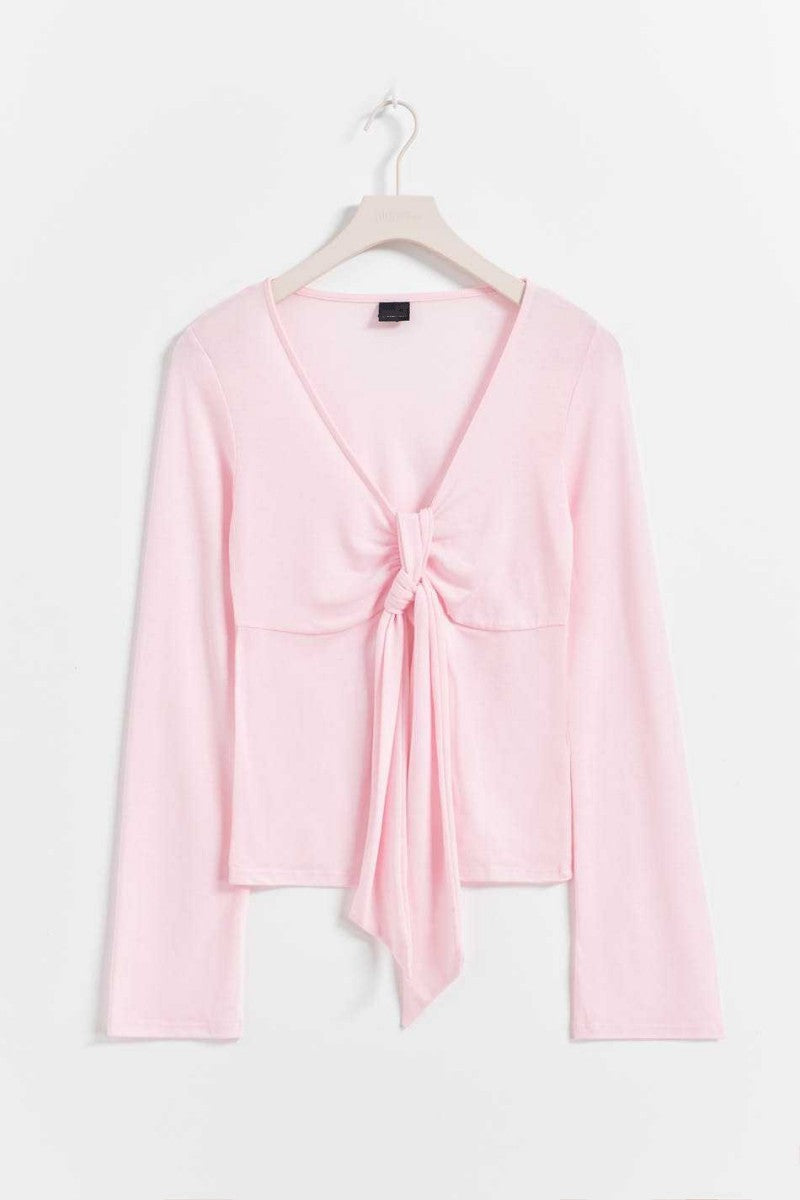 PINK TIE TOP