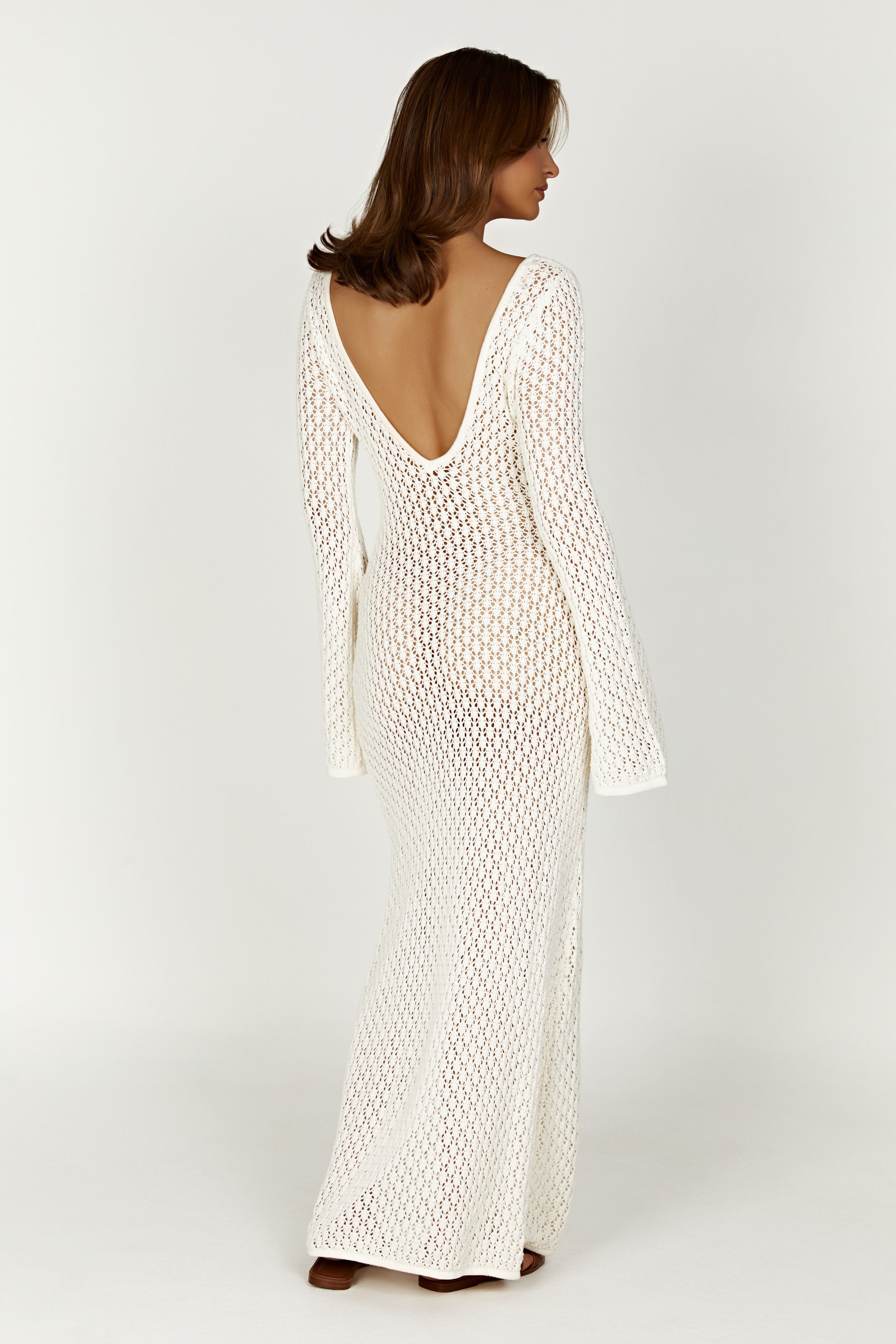 WHITE MAXI DRESS