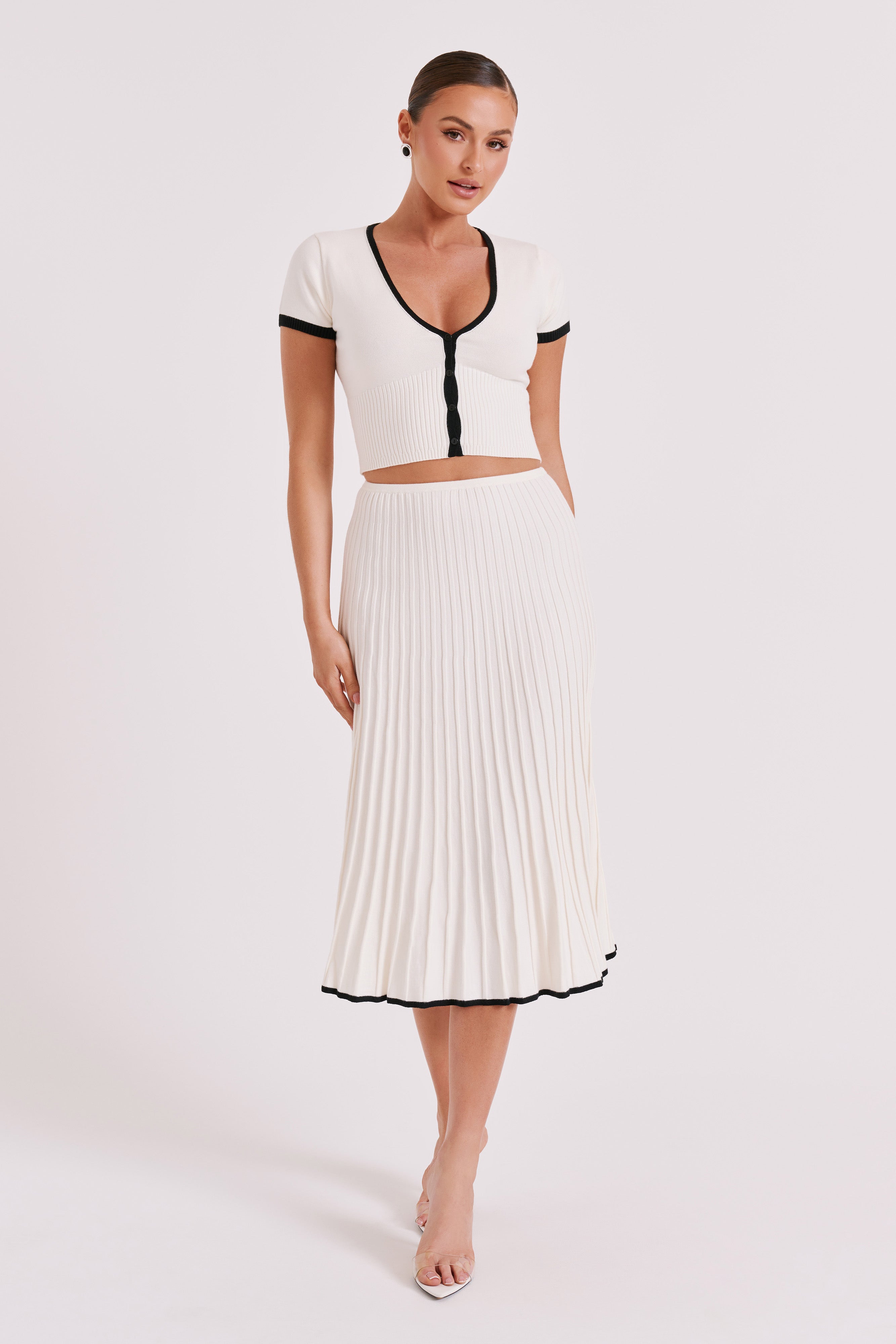 Cassia | Elegant Midi Two-Piece Set