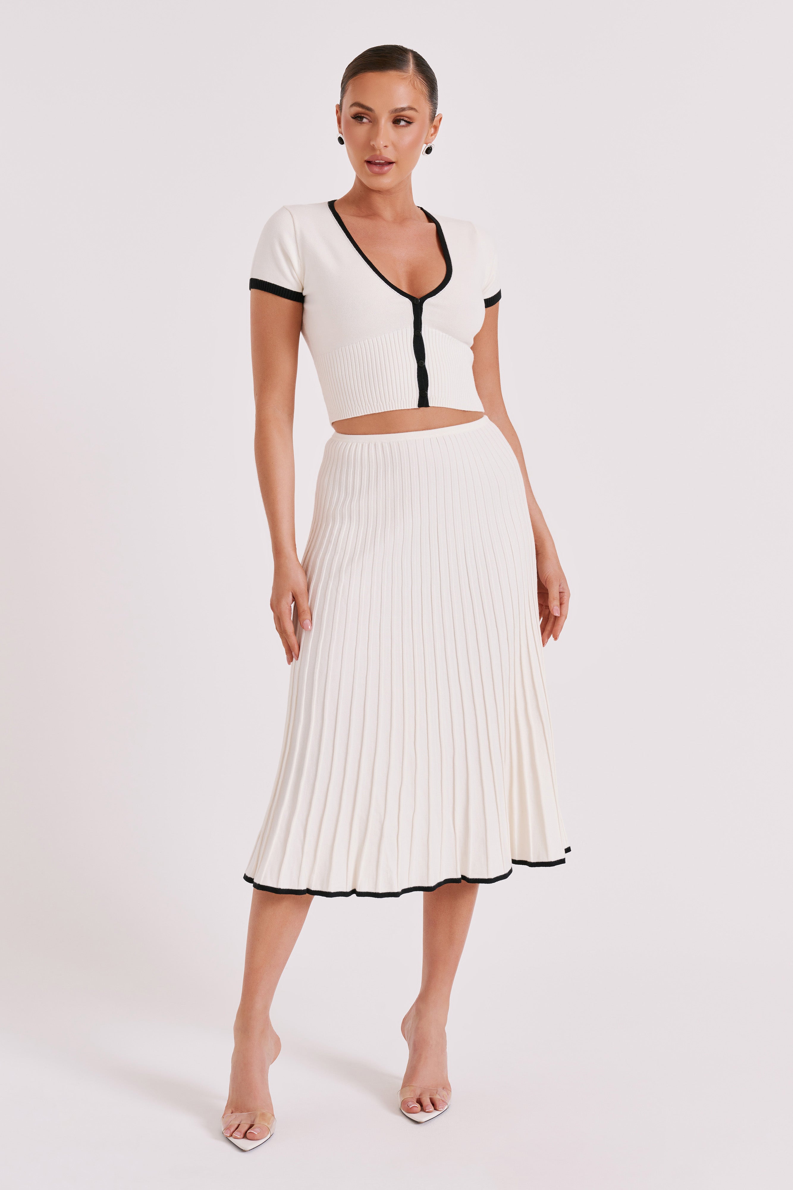 Cassia | Elegant Midi Two-Piece Set