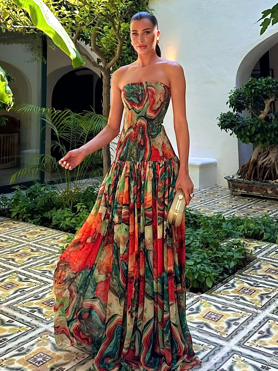 Bonaire | Multicolor Maxi Dress