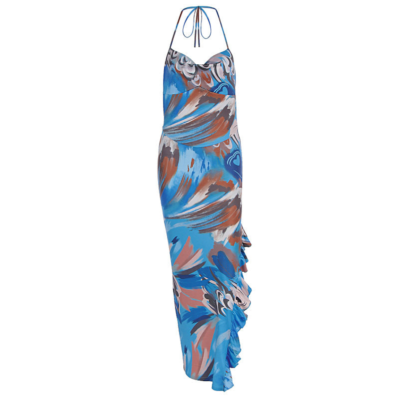 LIGHT BLUE MAXI DRESS