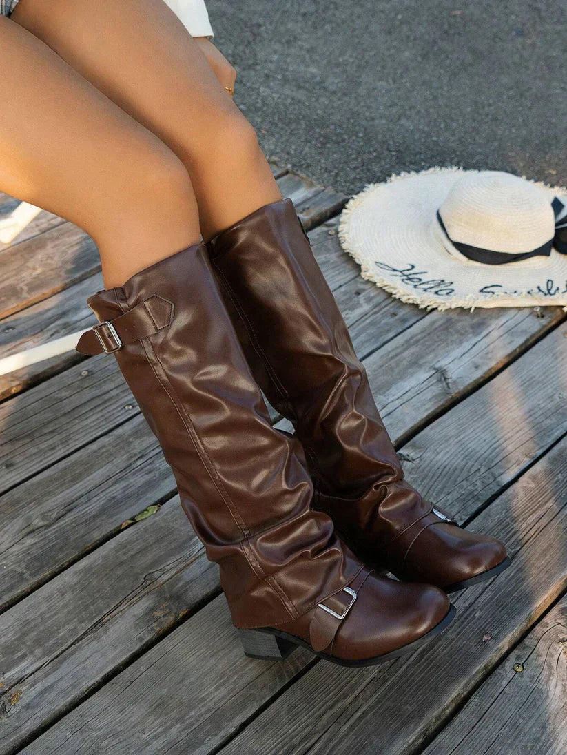 Maylee | Leather Boots